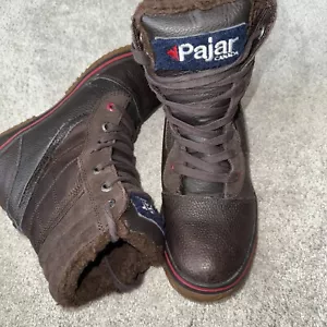 PAJAR Canada Trooper Waterproof SNOW WINTER Leather BOOTS Brown MEN 8.5 41 EU - Picture 1 of 11