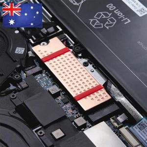 Copper SSD Cooler Radiator Laptop Desktop Heat Cooler Radiator for M.2 2280 SSD - Afbeelding 1 van 21