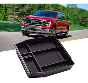 For Ford F150 F-150 2015-2021 Center Console Organizer Tray Backrest Storage Box - Picture 1 of 11