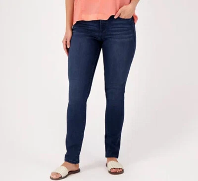 Laurie Felt Petite Silky Denim Easy Skinny Jeans Dark Vintage PS A544342 - Image 1 of 4