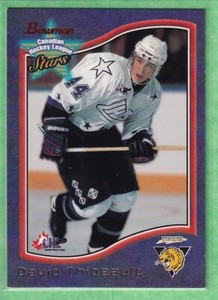 1997-98 Bowman CHL #78 David Thibeault Victoriaville Tigres Pre-Rookie
