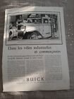 Publicité de presse ancienne Buick de 1929 - Old paper advertisement
