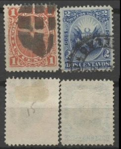 No: 108648 - PERU - LOT OF 2 OLD STAMPS - USED!! - Picture 1 of 1