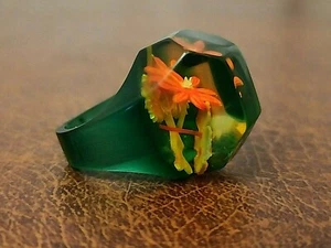 Vintage Soviet plastic ring. The work of the prisoners. ITK. USSR. - Picture 1 of 12