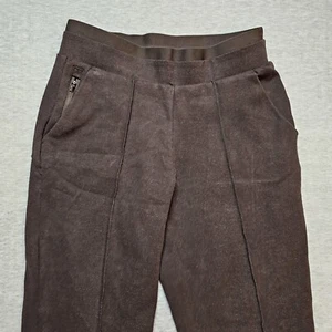 Athleta Sweatpants Womens XXS Brown Venice Heathered Pintuckit Ankle Jogger - Picture 1 of 12