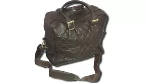 Borsone/borsa porta documenti in vera pelle,borsone artigianale mod Braff t.moro - Foto 1 di 4