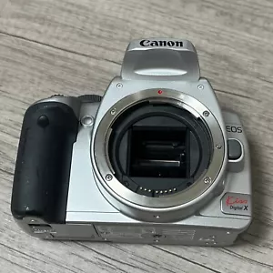 Canon EOS Kiss Digital X DIGITAL CAMERA WORKS&In Good Shape BODY ONLY&NO BATTERY - Picture 1 of 13