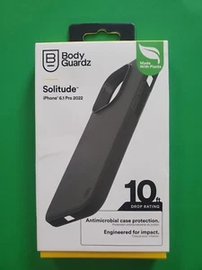 BodyGuardz - Solitude Case for iPhone 14 Pro (6.1" 2022) - Black - Picture 1 of 4