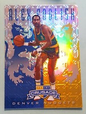 2012-13 Panini Crusade ALEX ENGLISH #146 Blue & Gold Prizm Denver Nuggets HOF 