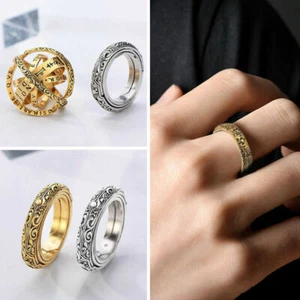 Lover Gift Sphere Luckyfine Couple Ball HOT Cosmic Astronomical Ring Finger - Picture 1 of 13