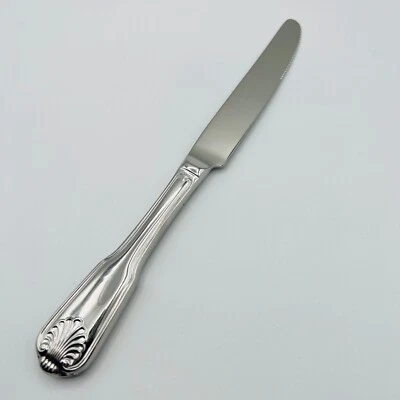 全新 Towle Supreme Cutlery 不锈钢英式 SHELL 晚餐刀 - 4 件套 — 第 1/4 张图片