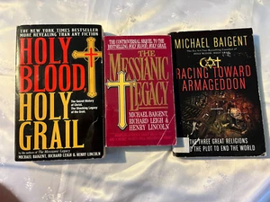 Michael Baigent Holy Blood Holy Grail Messianic Legacy Racing Toward Armageddon - Imagen 1 de 6