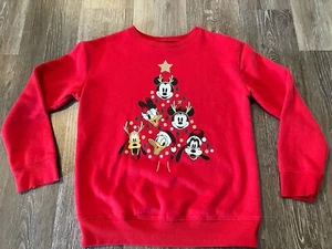 Disney Limited Edition Jumping Beans Sweatshirt Disney Characters Sz. 10 - Picture 1 of 3