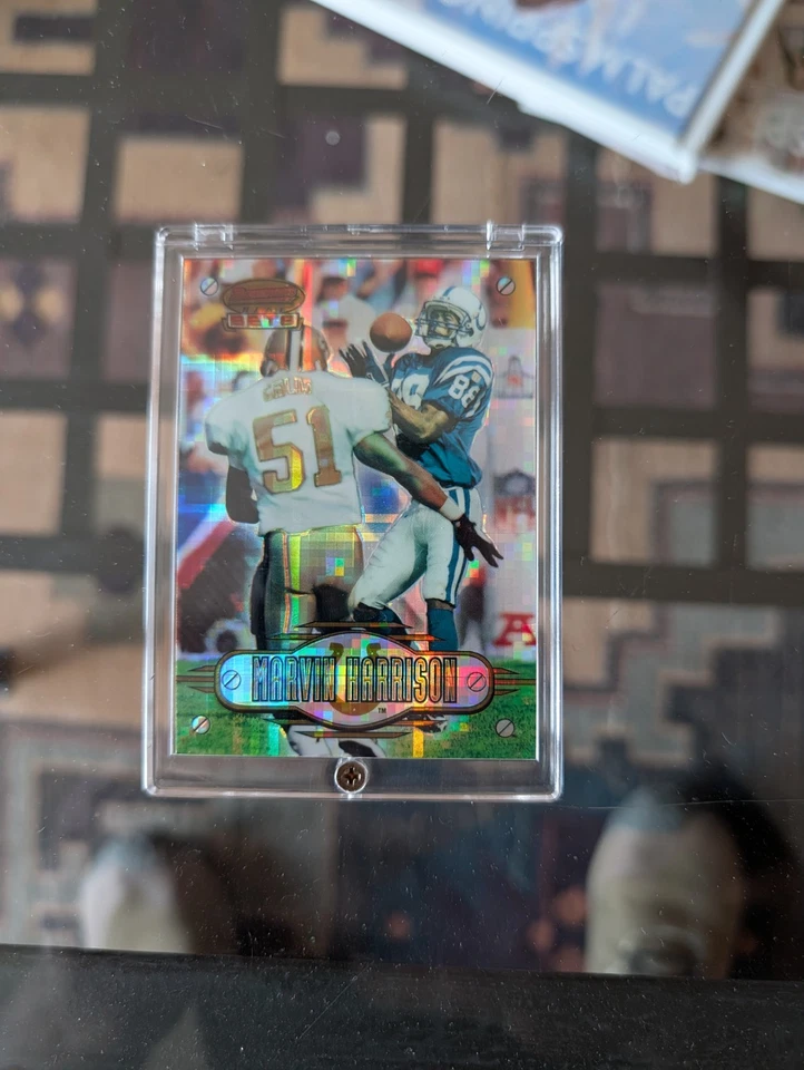 Bowman’s Best Marvin Harrison Best Bets 1996 refractor atómico #bb7 año novato patio Foto 1 de 2