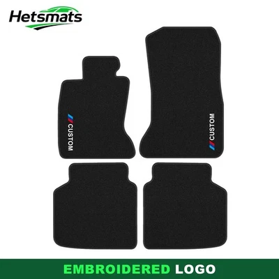 Alfombrillas de terciopelo negras personalizadas para BMW Serie 7 F02 2008-2015 Foto 1 de 4