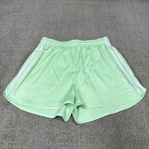 Adidas Shorts Green Elastic Waist Women’s Size Medium - Picture 1 of 12