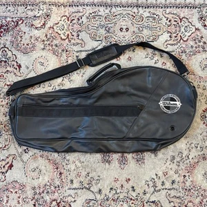Vintage Wilson Tennis Racket Bag Leather Limited Edition - Picture 1 of 5