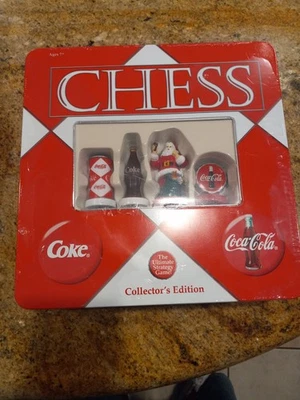 COKE COCA-COLA COLLECTOR'S EDITION 2002 CHESS SET NEW STILL IN SHRINK WRAP!! - Image 1 of 3