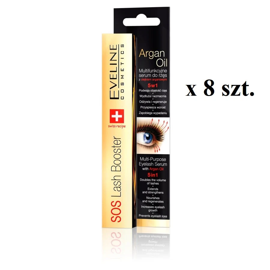 5901761903003 Eveline Cosmetics Sos Lash Booster With Argan Oil 5in1 serum do rz - Bild 1 von 1