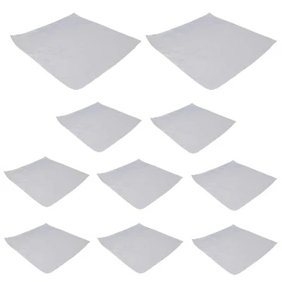 2X(10 Pezzi 48 X 48 Cm Tovaglioli in Tessuto Poliestere per Ristorante-Matrimonio Ba9092 - Immagine 1 di 4