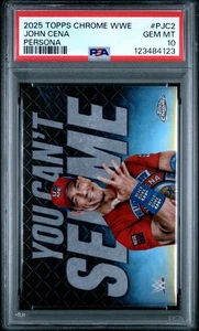 2025 Topps Chrome WWE Persona John Cena #PJC2 PSA 10 - Picture 1 of 2