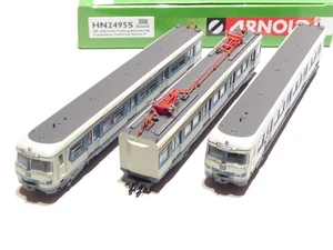 Arnold DB HN2495S DB 3teilige S Bahn blau grau NEU OVP Sound - Picture 1 of 3