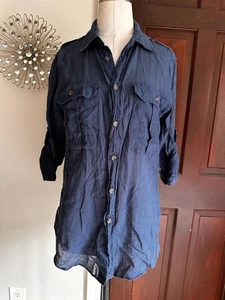 Damen Ralph Lauren RUGBY blau Button Down Hemd Größe 6 - Bild 1 von 3