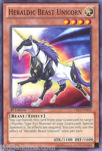 CBLZ EN016 1ST ED HERALDIC BEAST UNICORN COMMON CARDS - Picture 1 of 2