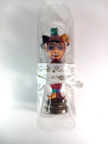 JESTER MASCOT Super Bowl XXXVI 36 Saints Patriots Bobblehead (NEW) Free Shipping Cover