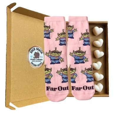 Toy Story Far Out Aliens Ladies Socks & Wax Melts Gift Set Scent Choice - Image 1 of 2