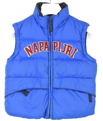 Napapijri N0YYFN Gramphians Weste Jungen 8 Jahre Down Gefüllt Gefüttert Taschen - Bild 1 von 4