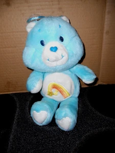 CARE BEARS WISH BEAR 1983 13" PLUSH STUFFED COLLECTIBLE BLUE STAR RAINBOW VTG - Picture 1 of 4