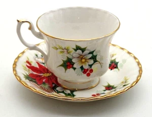 Juego de tazas y platillos de té Royal Albert 1996 Navidad Navidad Navidad Navidad - Imagen 1 de 6