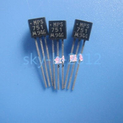 10PCS MPS751 TO-92 ONMOTOROL - Image 1 of 2