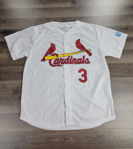St. Louis Cardinals Carlos Beltran Jersey Size XL White MLB #3 Stadium Giveaway Cover