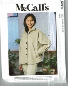 McCalls # M8210 Melissa Watson Jacket Patterns Sz: 6-14 or 16-24 UC - Picture 1 of 2