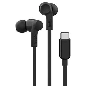 Belkin RockStar kabelgebundene Kopfhörer mit USB-C-Anschluss schwarz G3H0002BTBLK - Bild 1 von 5