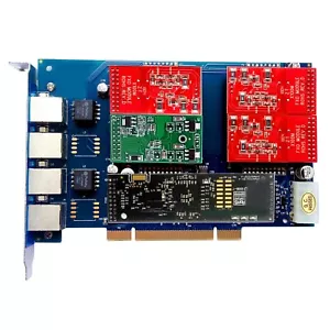 TDM410P 4 Port FXS FXO Card Echo Hardware Asterisk Card tdm400p freepbx issabel⭐ - Picture 1 of 9