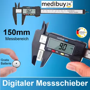 Digitaler Messschieber Messlehre Schieblehre, LCD DISPLAY Digital 0-150mm messen - Bild 1 von 8