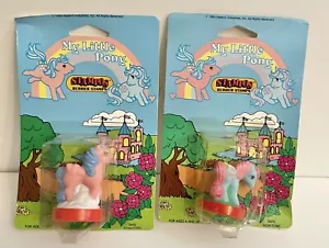 Vintage 1984 Hasbro My Little Pony Stempel Gummi Paar - Bild 1 von 4