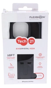 Tech21 Evo Crystal Kick Case for iPhone 14 Pro with MagSafe Black - Picture 1 of 4