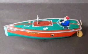 Schilling Dragon Fly Blech Schnellboot. - Zinn Collctors Serie - Bild 1 von 10