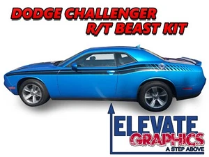 For Dodge Challenger Graphics Side Beast Stripes Vinyl Decal Sticker 2011-2023 - Picture 1 of 18