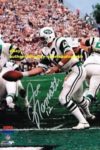 JOE NAMATH #12 NEW YORK JETS SUPERBOWL AUTO SIGNED 12x18 POSTER PHOTO REPRINT RP - Picture 1 of 1