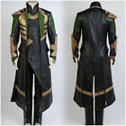 The Avengers Thor Loki Cosplay Costume Fullset Outfit Halloween Custom Made