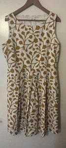 Seasalt Size 16 Floral Design Cotton Dress - Picture 1 of 3