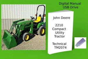 John Deere 2210 Compact Utility Tractor Technical Manual See Description - Picture 1 of 1