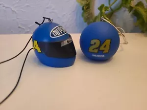 Lot of Jeff Gordon #24 Officially Licensed Nascar Blue Antenna Balls/Ornaments - Picture 1 of 6