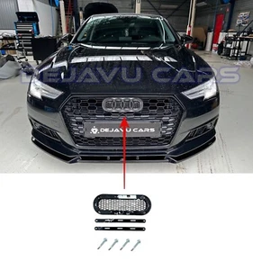 Porta logo per Audi A1 A3 A4 A5 A6 RS1 RS3 RS4 RS5 RS6 Look griglia anteriore - Foto 1 di 7