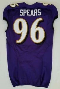 #96 Marcus Spears of Baltimore Ravens NFL Game-Issued Jersey - BR 1804 - Picture 1 of 6